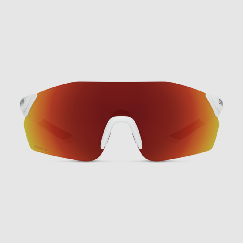 Smith Reverb Sunglasses Matte White/ChromaPop Red Mirror-2